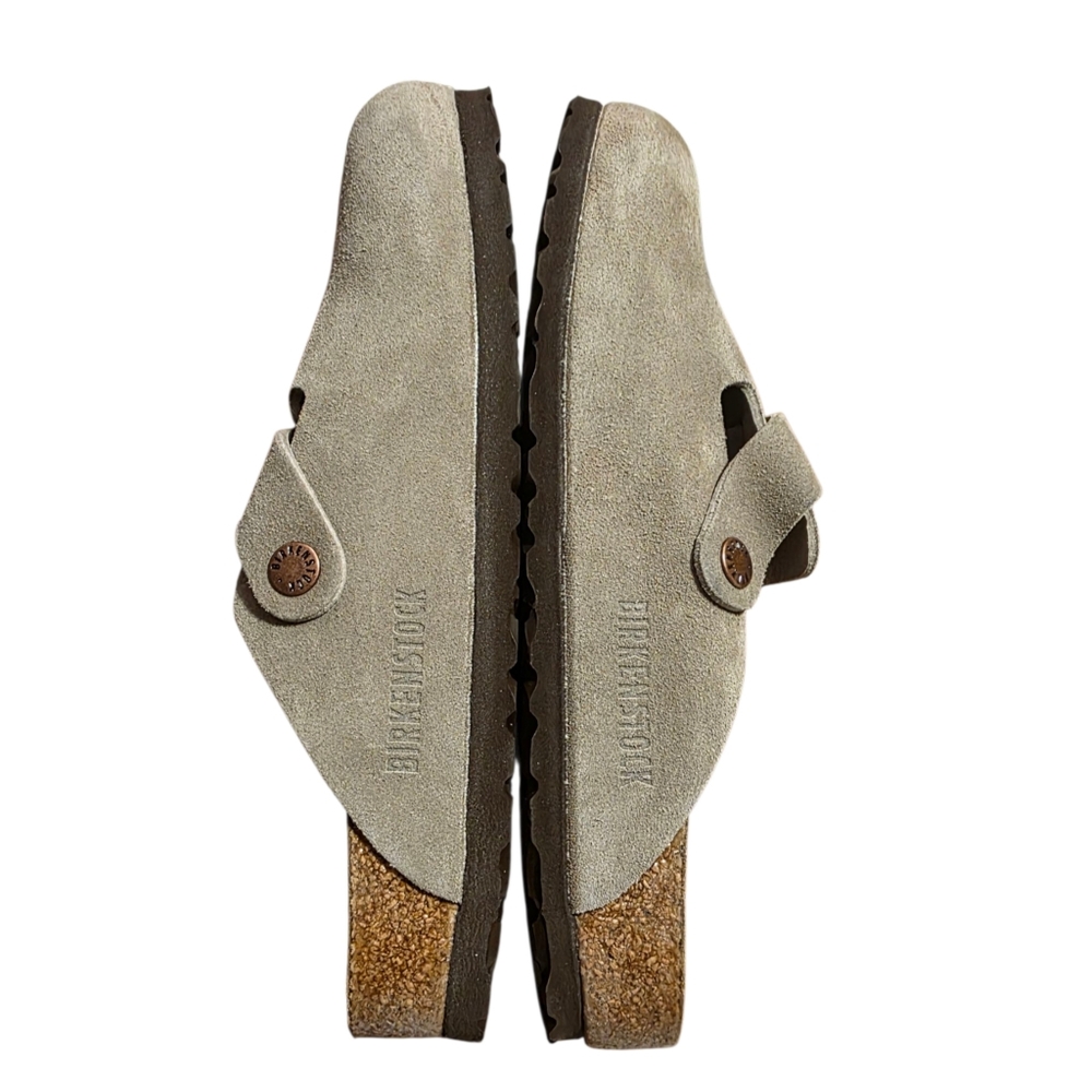 Birkenstock Boston Soft Footbed Suede Clogs Size 6 - Picture 8 of 12